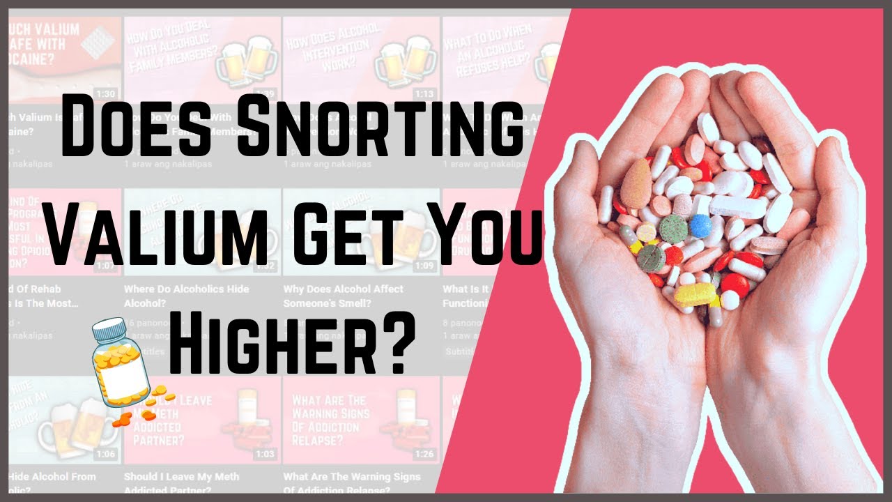 Can I Snort Diazepam