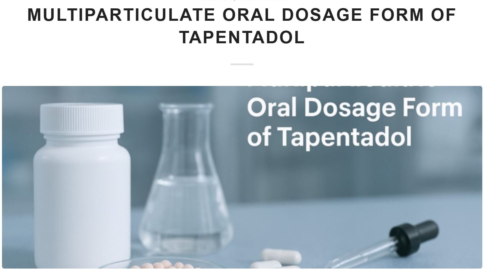 Tapentadol Dosage